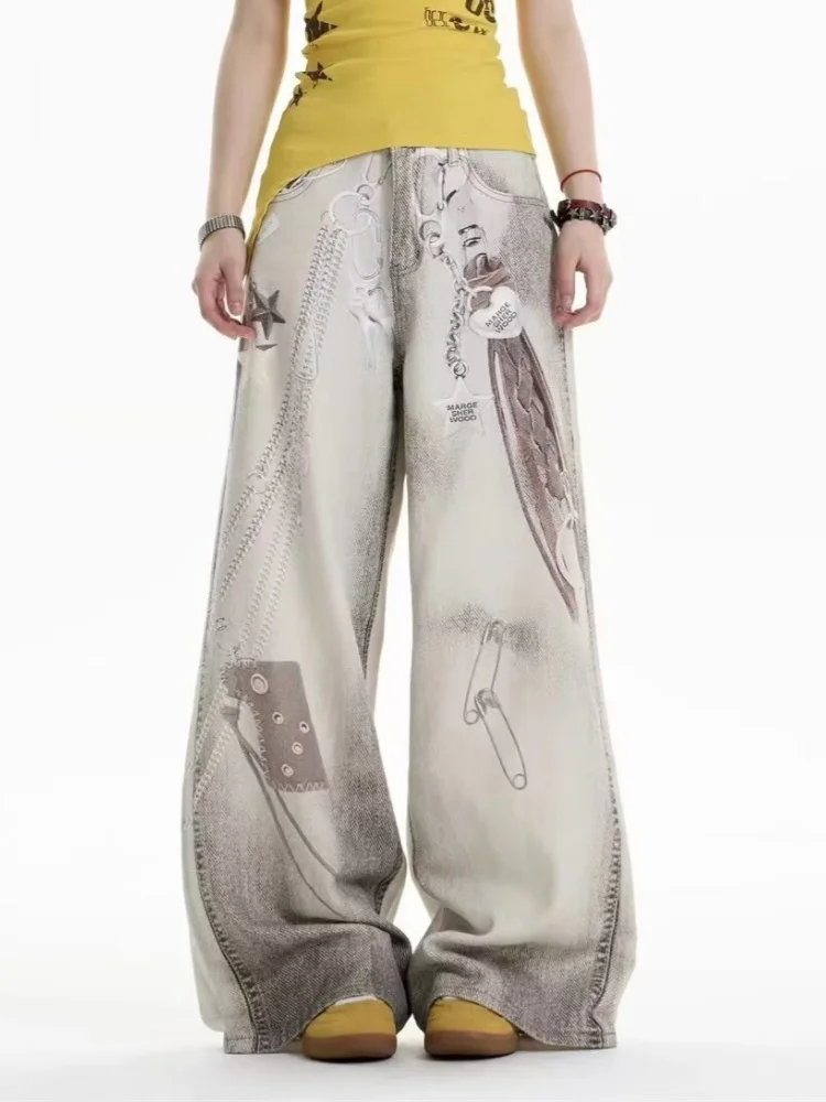 2025 г., американские ретро Y2K, модные абрикосовые мешковатые джинсы с 3D принтом, брюки для женщин, одежда, прямые хлопковые женские брюки, Ropa Mujer
2025 г., американские ретро Y2K, модные абрикосовые мешковатые джинсы с 3D принтом, брюки для женщин, одежда, прямые хлопковые женские брюки, Ropa Mujer