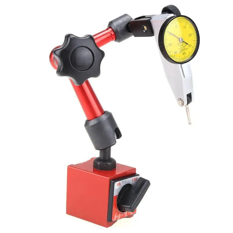 0-0.8mm High Precision Lever Dial Indicator Universal Magnetic Metal Base Holder 0.01Center Finder Gauge CNC Measurement Tool
0-0.8mm High Precision Lever Dial Indicator Universal Magnetic Metal Base Holder 0.01Center Finder Gauge CNC Measurement Tool