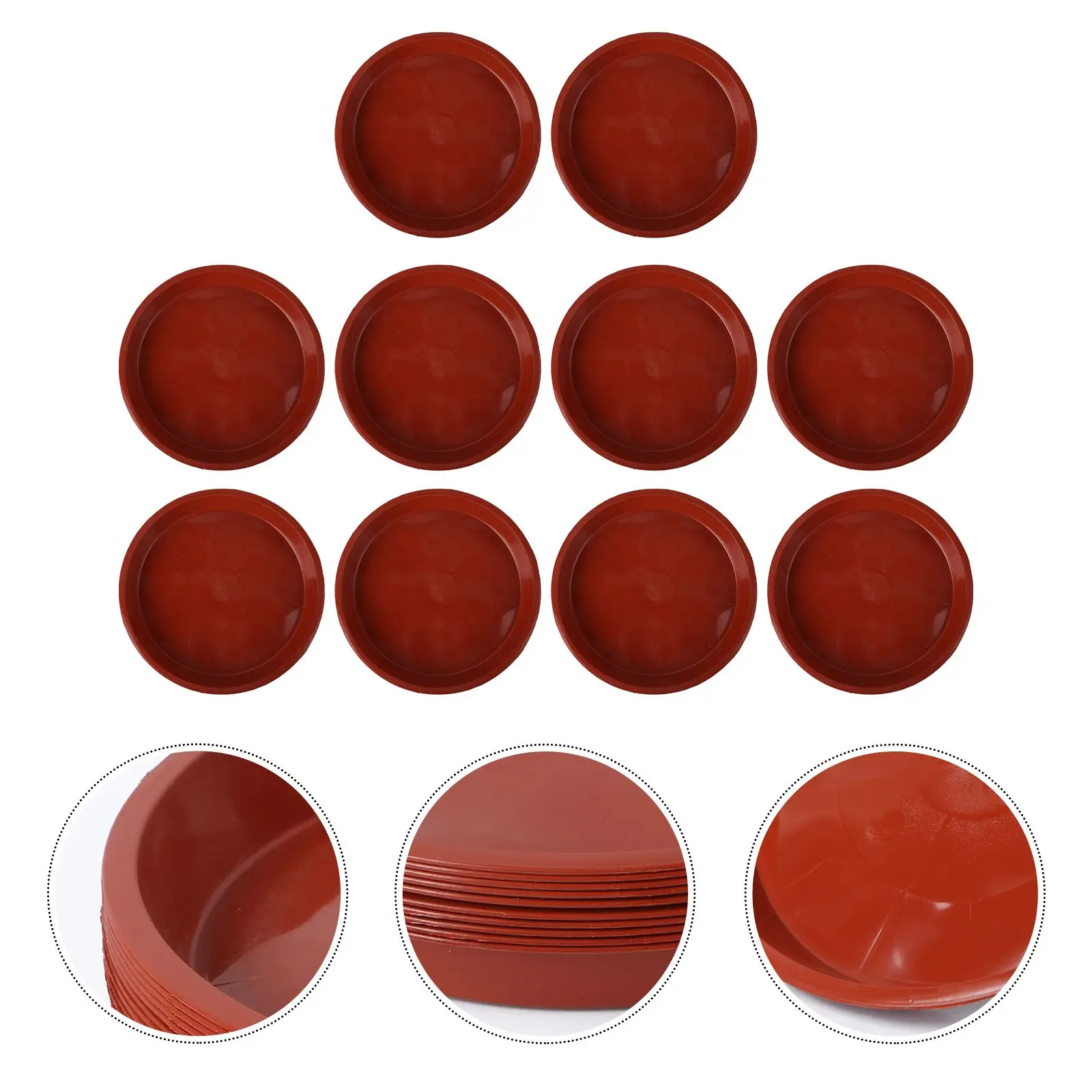 10PCS Flat Edge Flower Pot Trays Durable Plant Saucers Water Plates for Garden Balcony Anti-Slip Long Life Plastic
10PCS Flat Edge Flower Pot Trays Durable Plant Saucers Water Plates for Garden Balcony Anti-Slip Long Life Plastic