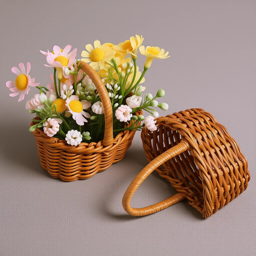 2pcs Mini Woven Baskets Rustic Small Flower Basket Set For Wedding Party Home Garden Tabletop Decor Storage Craft Basket
2pcs Mini Woven Baskets Rustic Small Flower Basket Set For Wedding Party Home Garden Tabletop Decor Storage Craft Basket