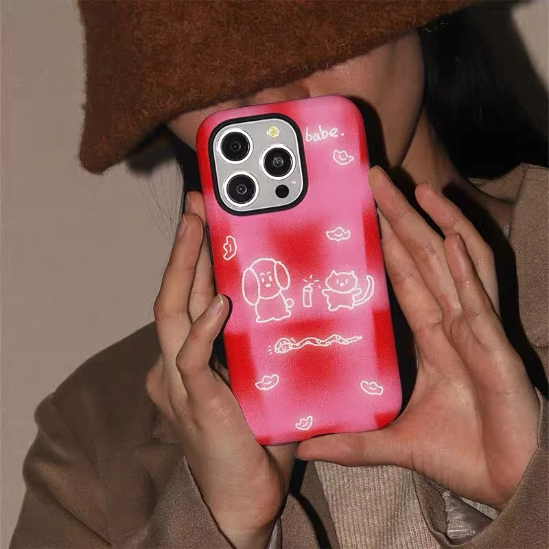 Ins Pink Lucky Animal Phone Case for IPHONE 16 15 PROMAX 14 13 12 11 16Plus Acrylic TPU Two in One Magnetic Mobile Phone Cases
Ins Pink Lucky Animal Phone Case for IPHONE 16 15 PROMAX 14 13 12 11 16Plus Acrylic TPU Two in One Magnetic Mobile Phone Cases