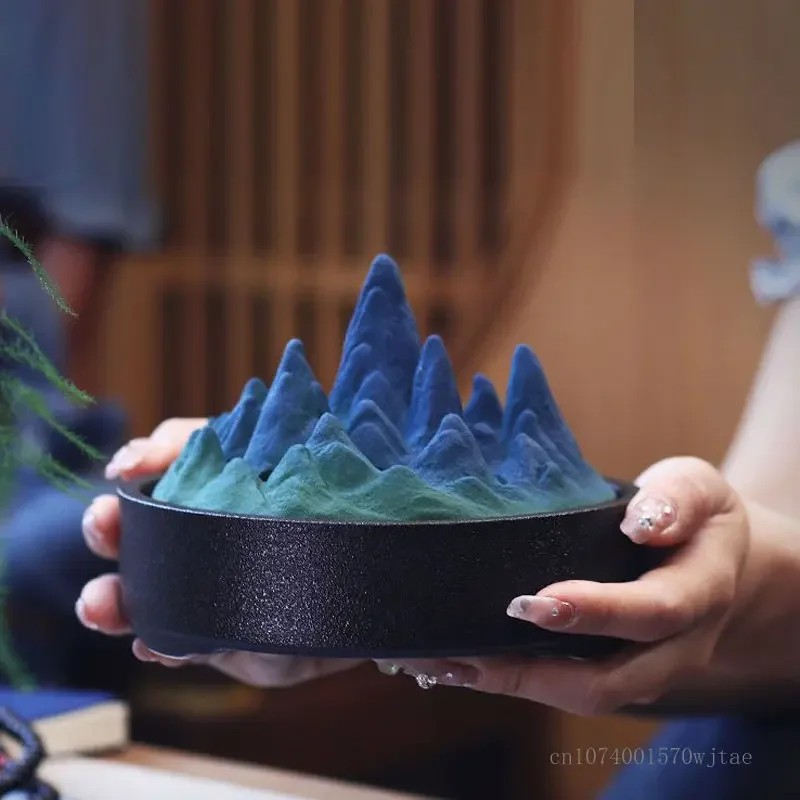 Creative Antique Chinese Style Peak Shaped Ceramic Incense Burner, Zen Chenxiang, Sandalwood, Household, Tea Ceremony Decor, 1Pc
Creative Antique Chinese Style Peak Shaped Ceramic Incense Burner, Zen Chenxiang, Sandalwood, Household, Tea Ceremony Decor, 1Pc