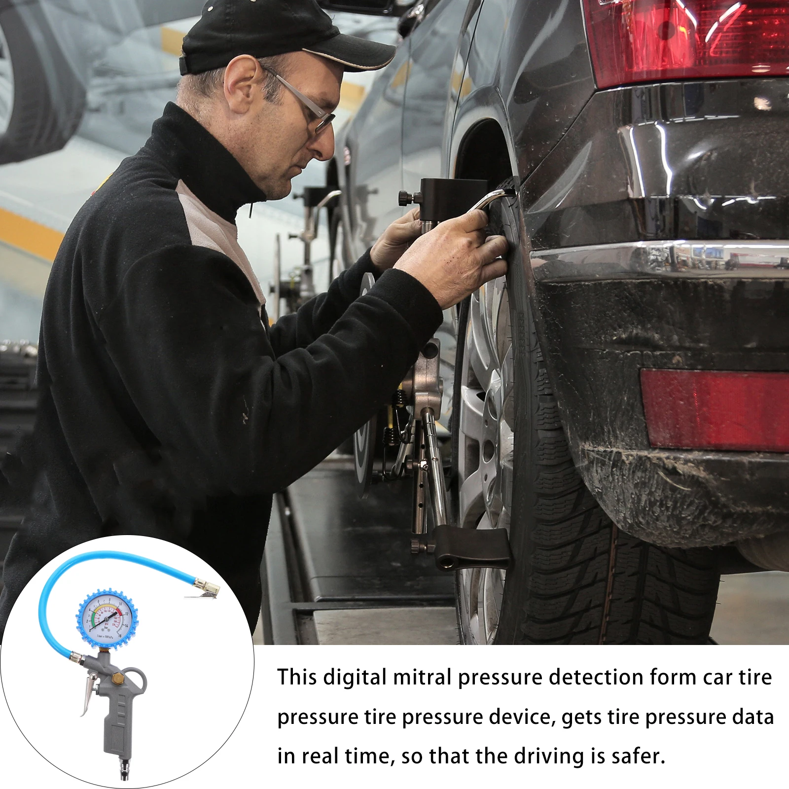 1pc Aluminum Alloy Car Tire Pressure Gauge Professional Durable Practical Tool Real Time Data Affordable Price
1pc Aluminum Alloy Car Tire Pressure Gauge Professional Durable Practical Tool Real Time Data Affordable Price
