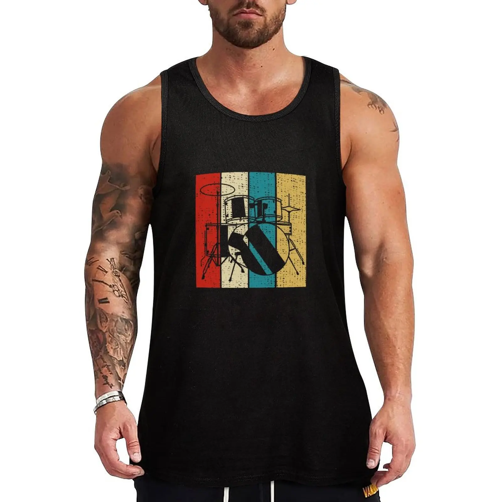 Funny Retro Vintage Boy Girl Drummer Tank Top Workwear Tank Top Durable Sleeveless Casual Shirt
Funny Retro Vintage Boy Girl Drummer Tank Top Workwear Tank Top Durable Sleeveless Casual Shirt