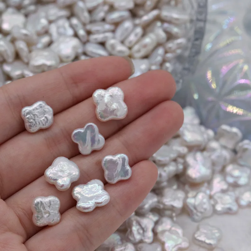 2Pcs Beads Natural Freshwater Pearl AAA Four Petal Flower Shape Baroque White Pearl for DIY Necklace Jewelry Accessories
2Pcs Beads Natural Freshwater Pearl AAA Four Petal Flower Shape Baroque White Pearl for DIY Necklace Jewelry Accessories