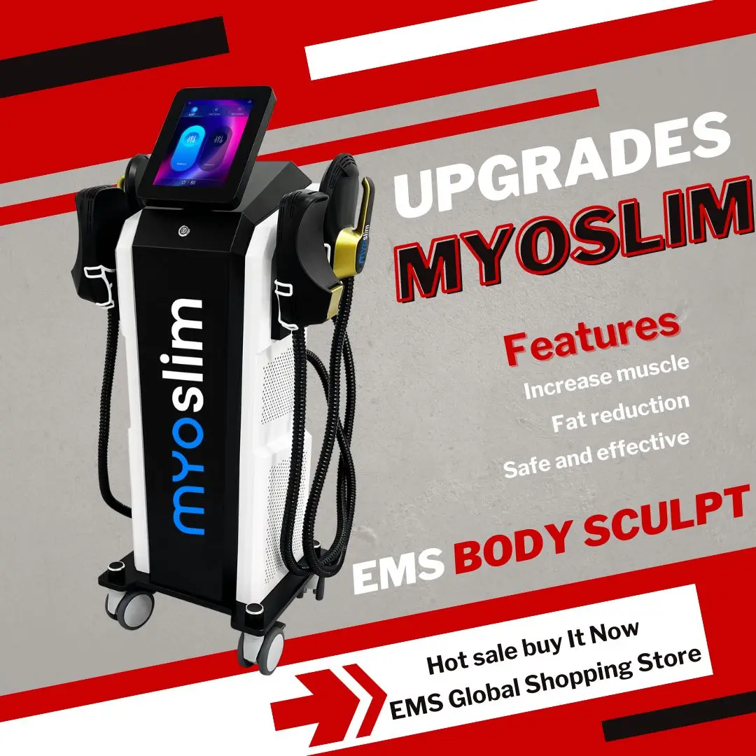 MYOslim Upgrades 6500w NEO Slimming New Star Fat Burning Muscle EMS Electromagnetic Stimulation Shaping Treatment Machine
MYOslim Upgrades 6500w NEO Slimming New Star Fat Burning Muscle EMS Electromagnetic Stimulation Shaping Treatment Machine