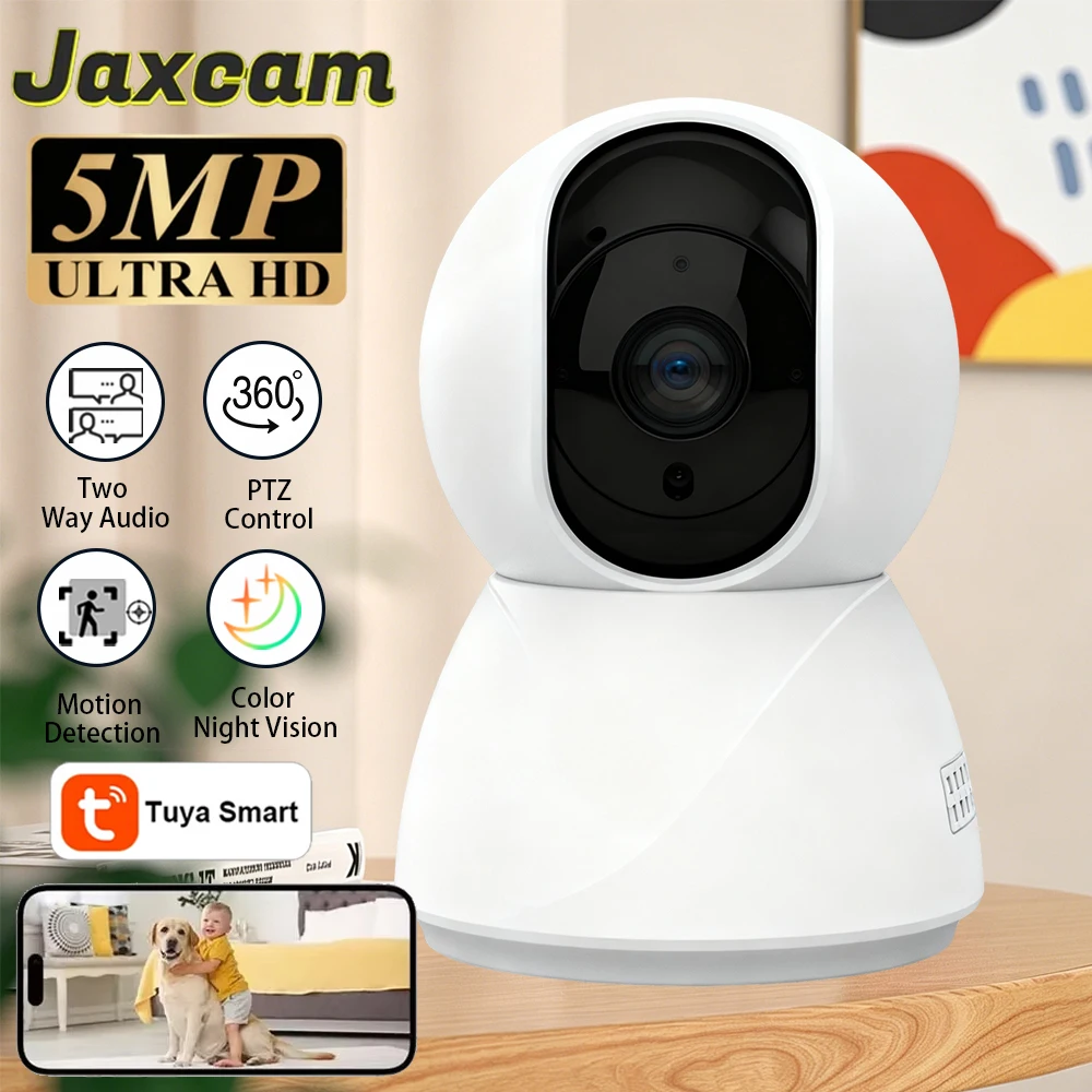 Tuya Smart 5MP 2K Mini WiFi IP Camera Indoor Wireless Surveillance Auto Tracking Of Human Home Security CCTV Baby Pet Monitor
Tuya Smart 5MP 2K Mini WiFi IP Camera Indoor Wireless Surveillance Auto Tracking Of Human Home Security CCTV Baby Pet Monitor