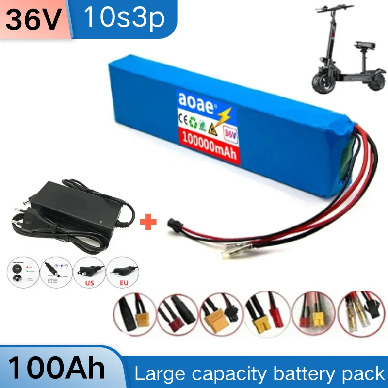 new 10S3P 36V 100000mAh 18650 Rechargeable Lithium Battery Pack Power Modified Bicycle Scooter Electric Vehicle with BMS+charger
new 10S3P 36V 100000mAh 18650 Rechargeable Lithium Battery Pack Power Modified Bicycle Scooter Electric Vehicle with BMS+charger