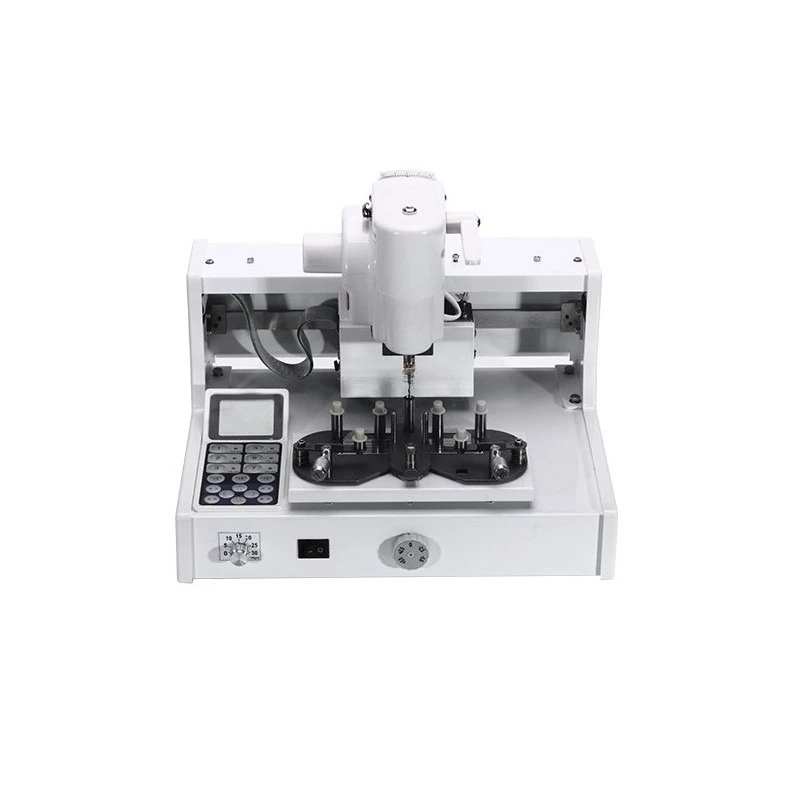Glasses processing equipment Digital drilling machine Automatic drilling
Glasses processing equipment Digital drilling machine Automatic drilling