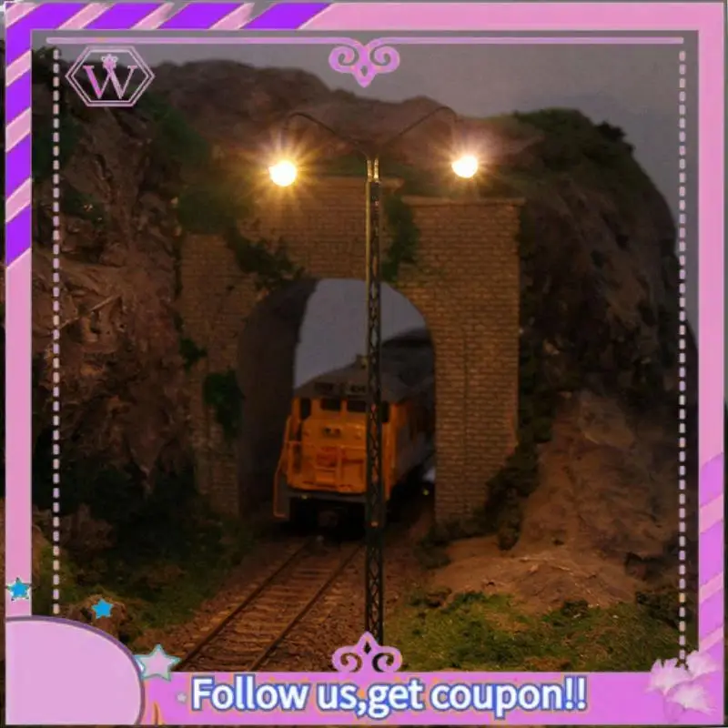 Upgraded 10Pcs Model Railway Lamp Lattice Mast Light HO 1:87 Scale LED Street Light Train Layout Toys Garden Decoration Crafts
Upgraded 10Pcs Model Railway Lamp Lattice Mast Light HO 1:87 Scale LED Street Light Train Layout Toys Garden Decoration Crafts