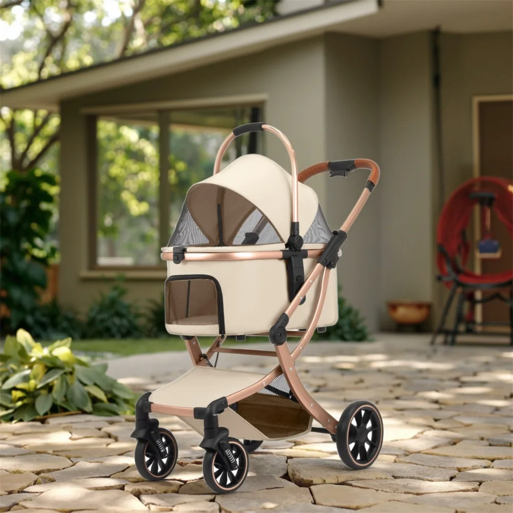 STLFLightweight 4-wheel All-terrain Eco-friendly Pet Stroller with Large Universal Space Comfortable Quick One-hand Folded
STLFLightweight 4-wheel All-terrain Eco-friendly Pet Stroller with Large Universal Space Comfortable Quick One-hand Folded