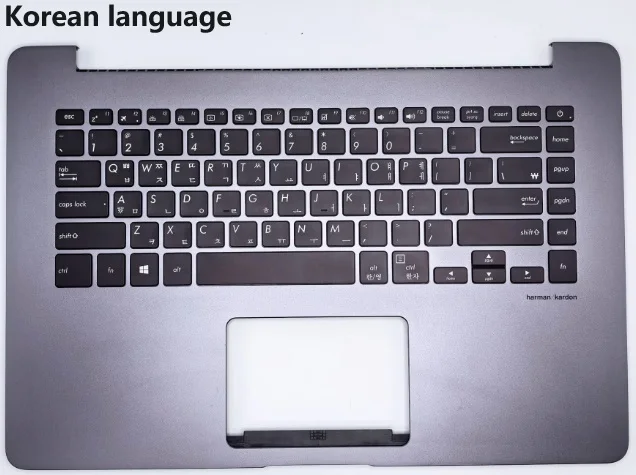 Новый/org для Asus ZenBook U5100 U5100U UX530UX UX530 упор для рук KR корейская клавиатура верхняя крышка с подсветкой, серая
Новый/org для Asus ZenBook U5100 U5100U UX530UX UX530 упор для рук KR корейская клавиатура верхняя крышка с подсветкой, серая