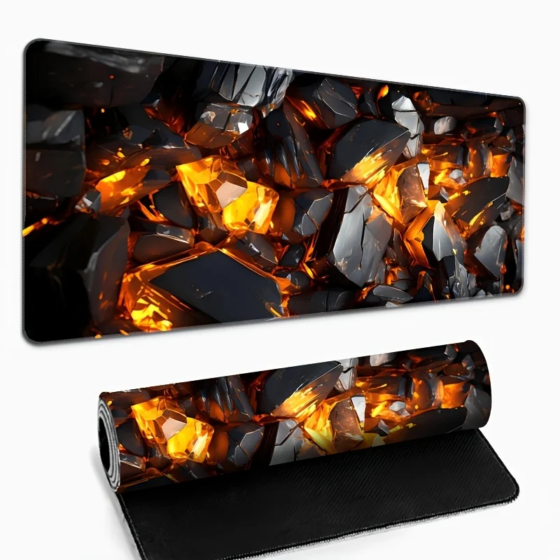The large mouse pad with a tech-savvy design pattern, durable stitching, high-definition printed edges, and anti-slip rubber
The large mouse pad with a tech-savvy design pattern, durable stitching, high-definition printed edges, and anti-slip rubber