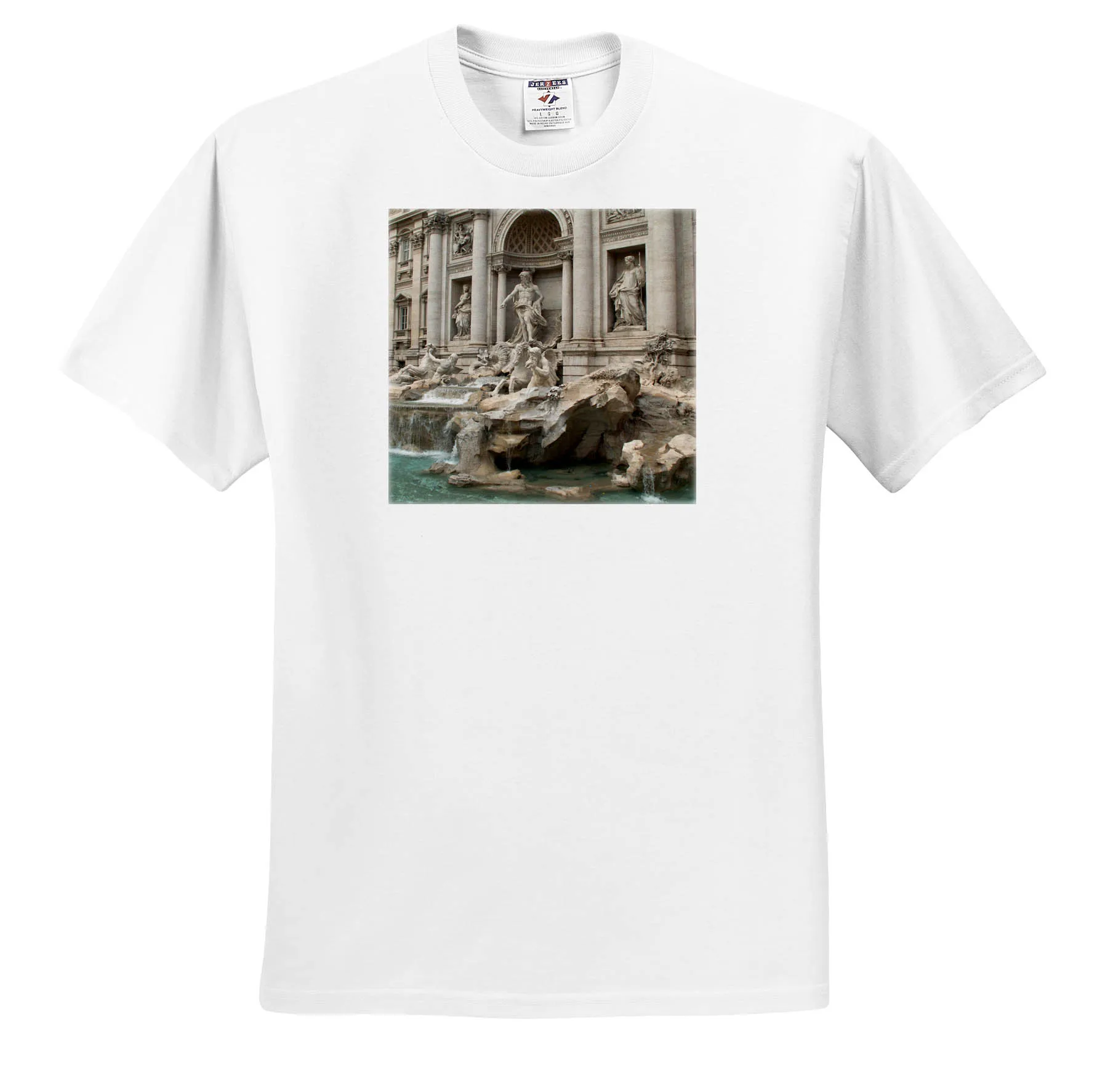 3dRose, Trevi Fountain in Rome, Italy- Places to Travel, T-Shirt 
3dRose, Trevi Fountain in Rome, Italy- Places to Travel, T-Shirt