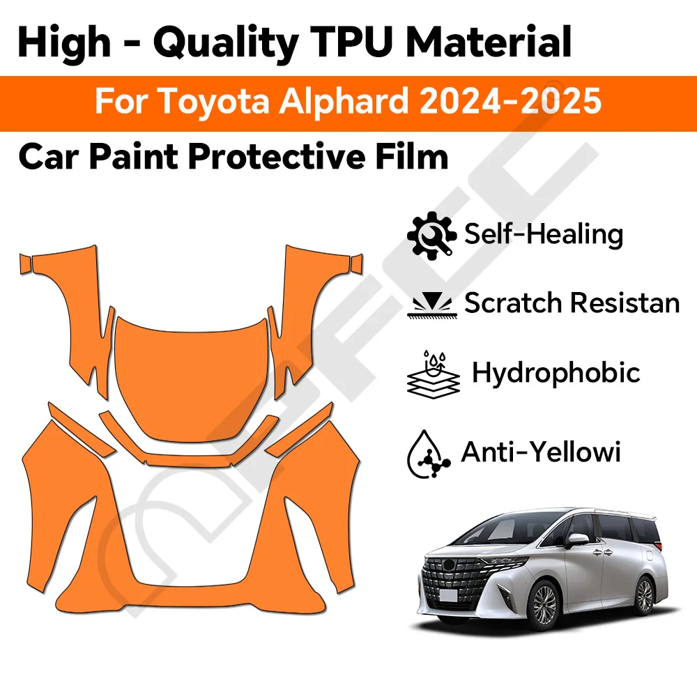 TPU For Toyota Alphard 2024 2025 Paint Protection Film Pre-cut Clear PPF Car Body Anti-scratch Resistant Invisible Self-adhesive
TPU For Toyota Alphard 2024 2025 Paint Protection Film Pre-cut Clear PPF Car Body Anti-scratch Resistant Invisible Self-adhesive