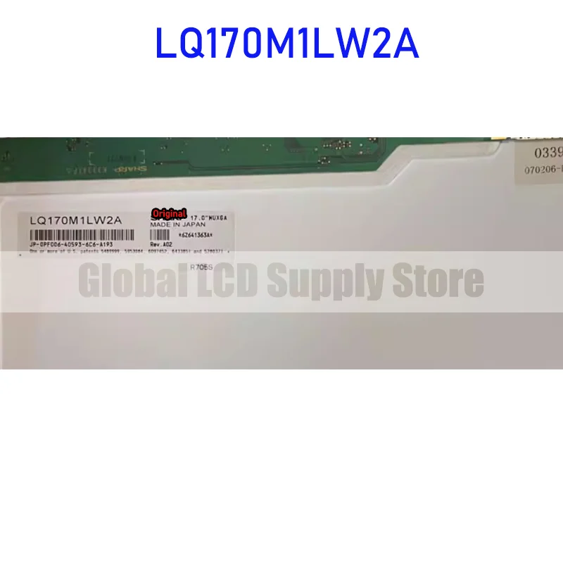 LQ170M1LW2A 17,0 дюймовый ЖК-дисплей, оригинальная панель экрана для Sharp, новый бренд
LQ170M1LW2A 17,0 дюймовый ЖК-дисплей, оригинальная панель экрана для Sharp, новый бренд
