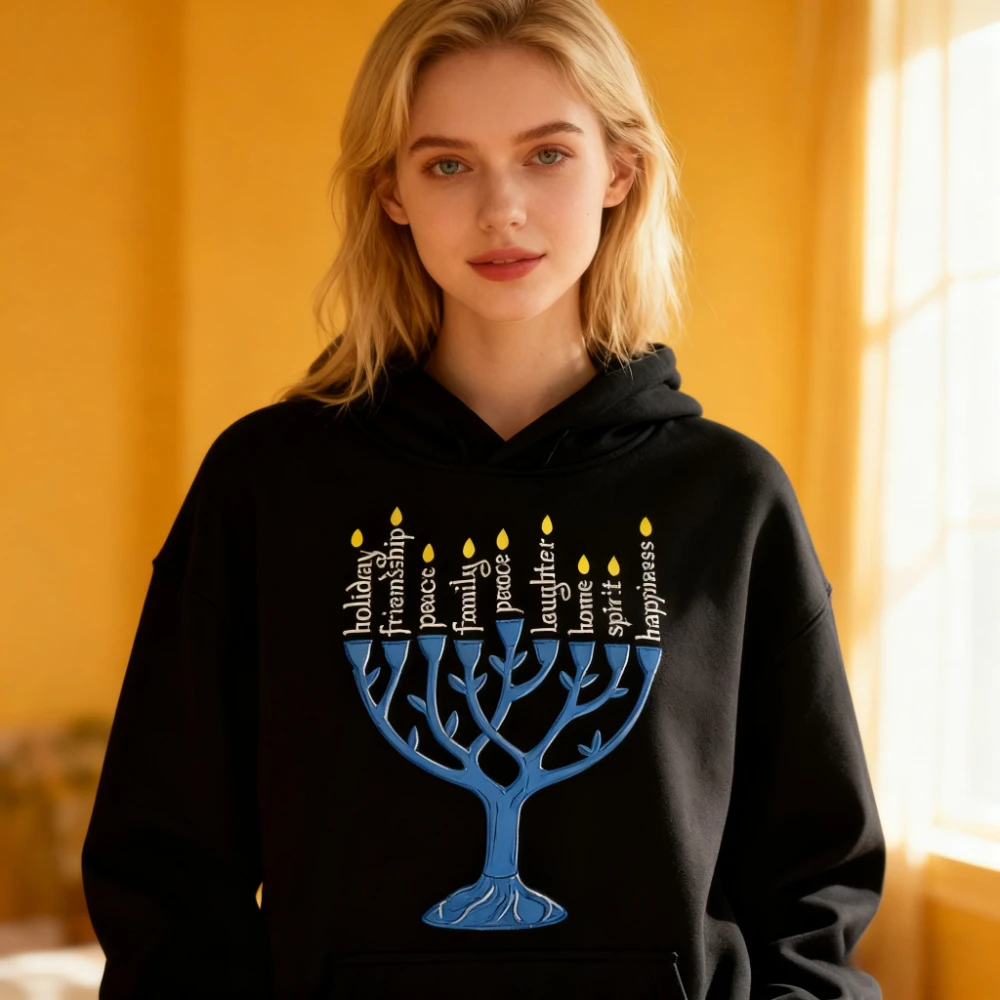 Lights Holiday Friendship Peace Home Family Hanukkah Sweatshirt Happiness Laughter Spirit Lights Hoodies Jewish Saying Hoodie
Lights Holiday Friendship Peace Home Family Hanukkah Sweatshirt Happiness Laughter Spirit Lights Hoodies Jewish Saying Hoodie