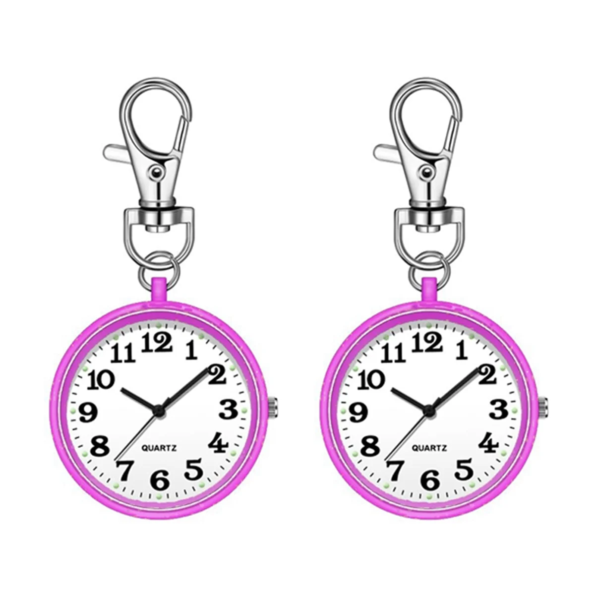 ABAB 2pcs Nurses Watches for Women Quartz Pocket Watch with Key Buckle Hanging Digital Watch Clip for Nurses Doctors
ABAB 2pcs Nurses Watches for Women Quartz Pocket Watch with Key Buckle Hanging Digital Watch Clip for Nurses Doctors