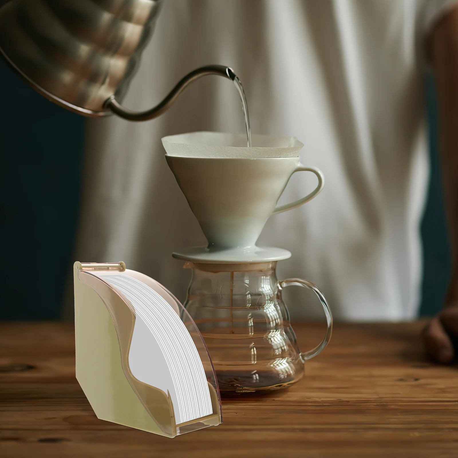 Durable Coffee Filter Holder Storage Rack Tabletop Stand Large Capacity Exquisite Design Compact Space Saving Coffee Filter Rack
Durable Coffee Filter Holder Storage Rack Tabletop Stand Large Capacity Exquisite Design Compact Space Saving Coffee Filter Rack