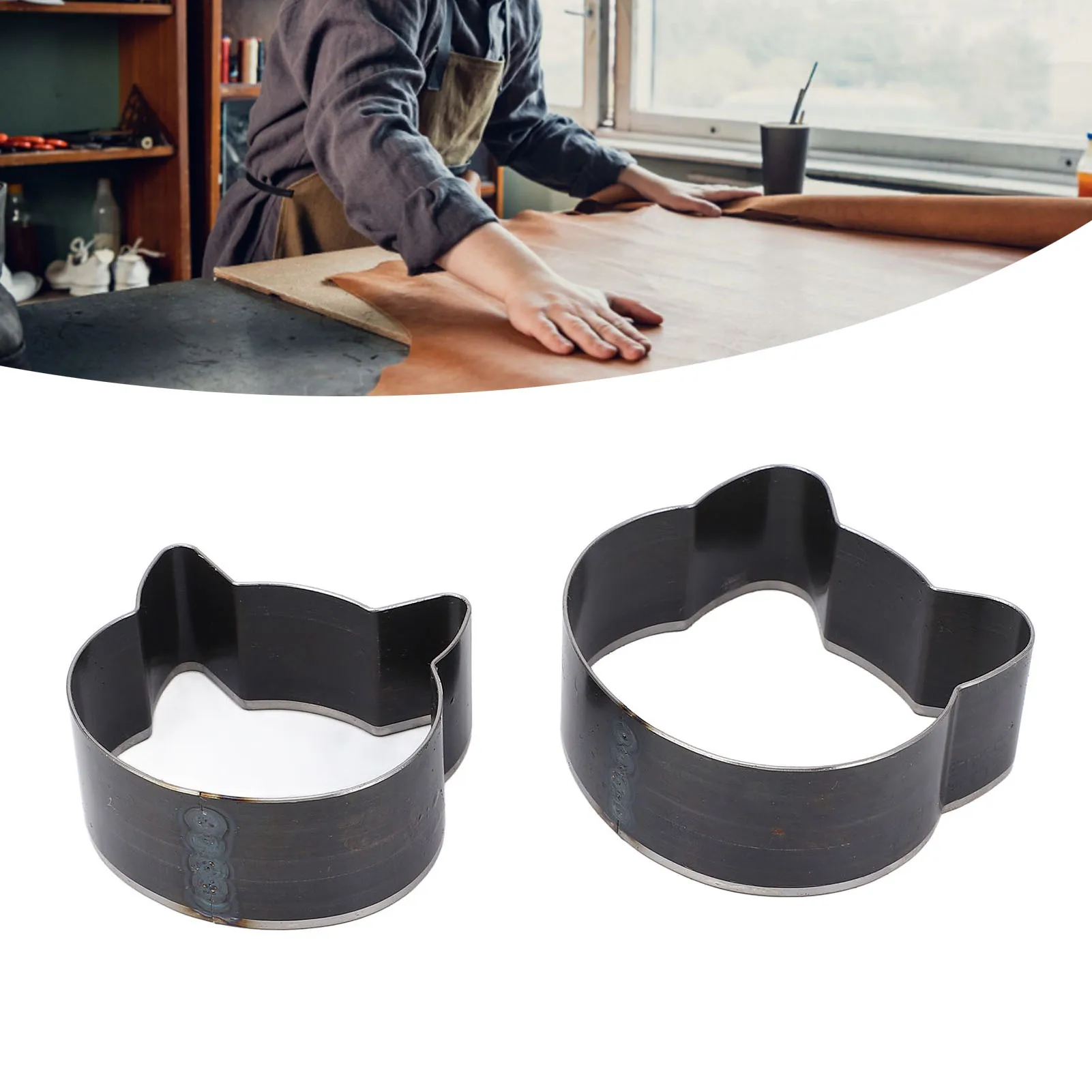 2 шт., кожаный штамп в форме головы кошки, кожаный штамп 57x57x23 мм, 50x50x23 мм, легированная сталь, штамп для резки кожи животного для рукоделия
2 шт., кожаный штамп в форме головы кошки, кожаный штамп 57x57x23 мм, 50x50x23 мм, легированная сталь, штамп для резки кожи животного для рукоделия