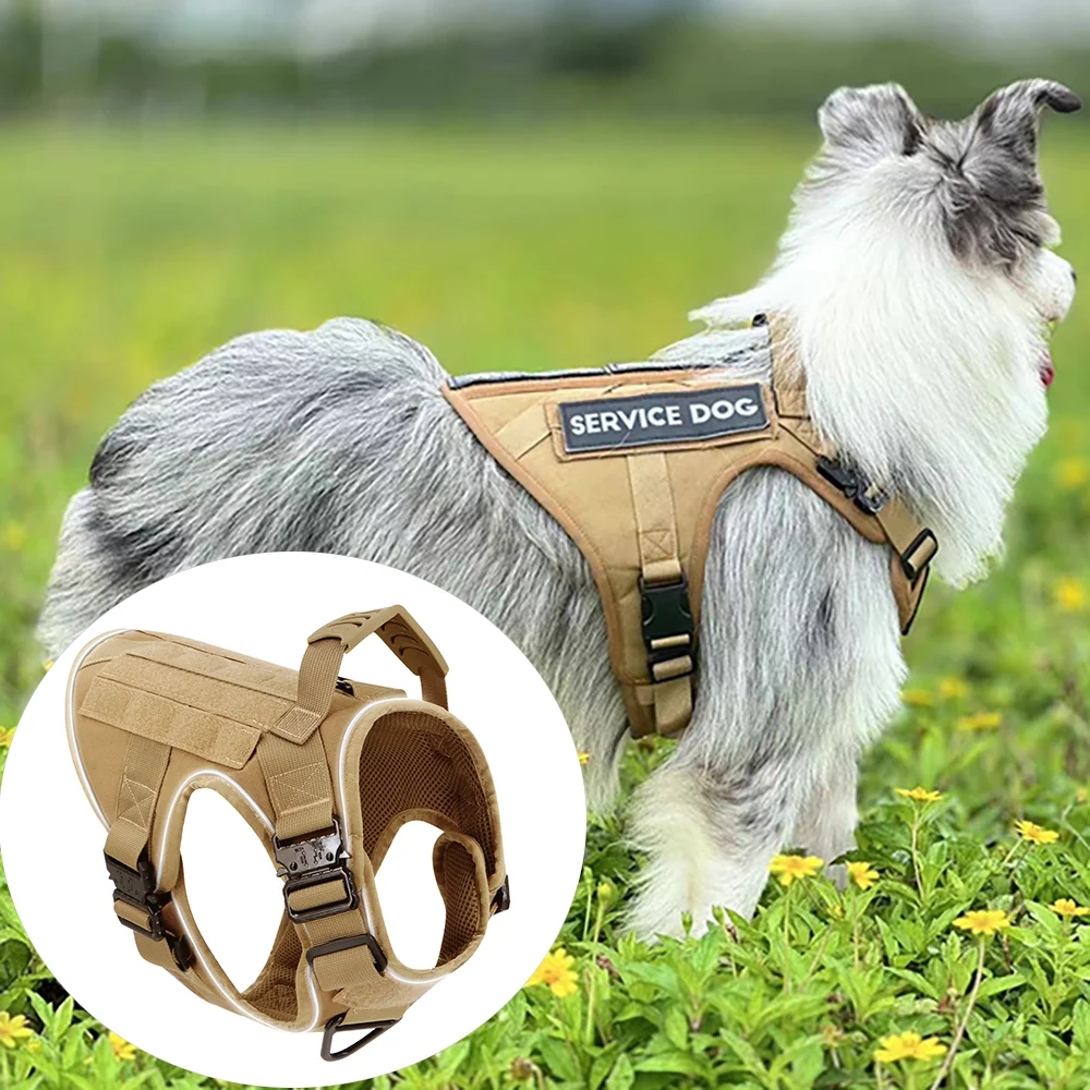 Dog Harness Reflective Chest Strap For Medium Large Dogs Military Dog Vest Shepherd Doberman Explosion Proof Accessories
Dog Harness Reflective Chest Strap For Medium Large Dogs Military Dog Vest Shepherd Doberman Explosion Proof Accessories