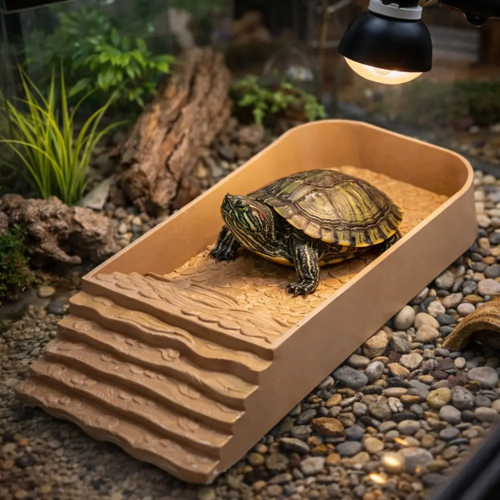 Ornaments Plastic Reptile Water Dish with Ramp Square Turtle Bath Basin Multi-functional Ladder Climbing Food Bowl Pet Supplies
Ornaments Plastic Reptile Water Dish with Ramp Square Turtle Bath Basin Multi-functional Ladder Climbing Food Bowl Pet Supplies