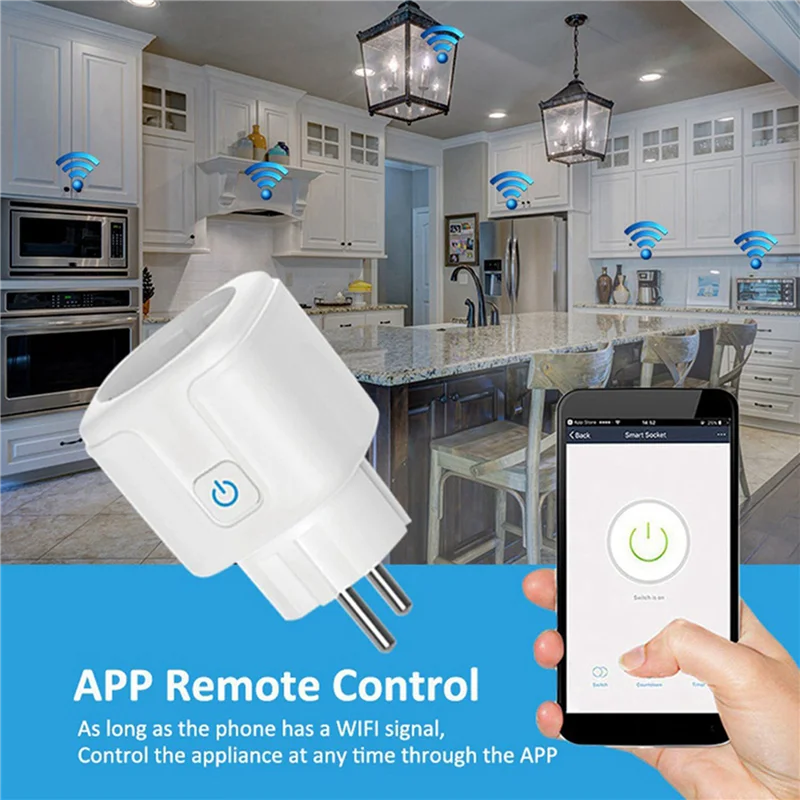 【Купите это-неве!】4X Tuya Smart Wi-Fi Plug EU 20A Умная розетка с мониторингом мощности Энергосберегающий синхронизатор Пульт дистанционного управления Smart Life EU
【Купите это-неве!】4X Tuya Smart Wi-Fi Plug EU 20A Умная розетка с мониторингом мощности Энергосберегающий синхронизатор Пульт дистанционного управления Smart Life EU