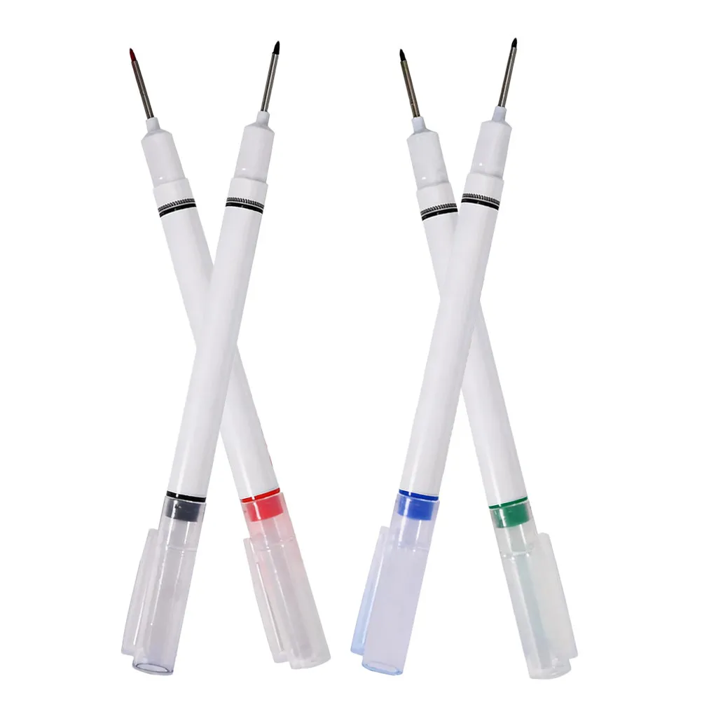 4Pcs Long Head Marker Pens Deep Hole Colorful Fine Tip Wood Metal Marking Tool Carpenter Construction Heavy Duty Precision Mark
4Pcs Long Head Marker Pens Deep Hole Colorful Fine Tip Wood Metal Marking Tool Carpenter Construction Heavy Duty Precision Mark