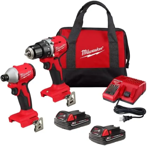 Milwaukee 3692-22CT M18 компактный бесщеточный 2-инструментный комбинированный комплект: дрель/ударный двигатель (комплект нового поколения)
Milwaukee 3692-22CT M18 компактный бесщеточный 2-инструментный комбинированный комплект: дрель/ударный двигатель (комплект нового поколения)