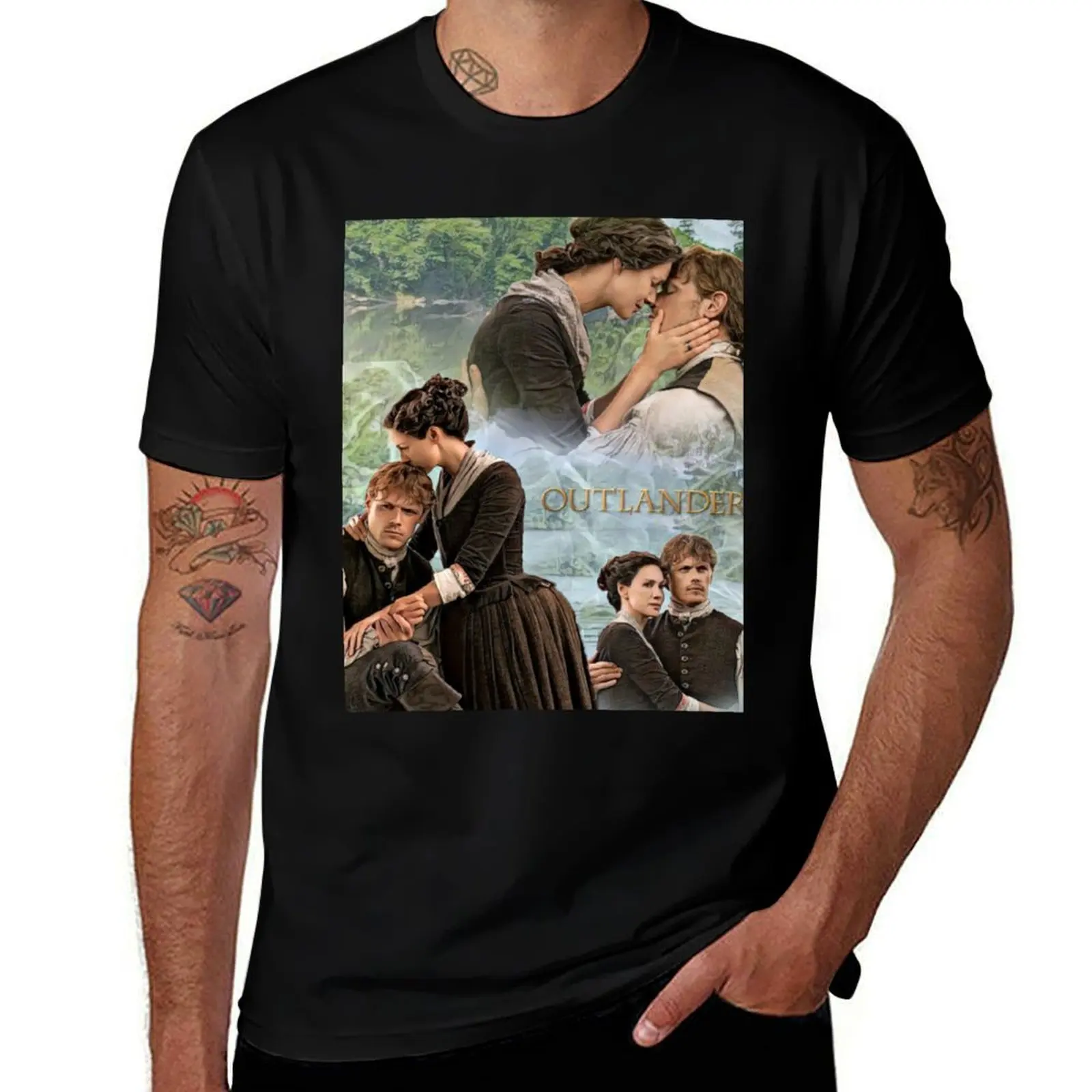 Jamie and Claire Fraser/Outlander T-Shirt printed t shirts for man man t shirt cotton high quality
Jamie and Claire Fraser/Outlander T-Shirt printed t shirts for man man t shirt cotton high quality