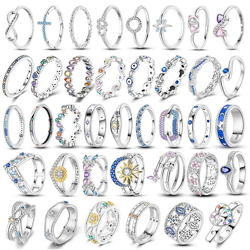 Silver 925 Wedding Ring Original Colorful Zircon Simple Ring For Women Sterling Star Moon Firefly Rings Anniversary Jewelry Gift
Silver 925 Wedding Ring Original Colorful Zircon Simple Ring For Women Sterling Star Moon Firefly Rings Anniversary Jewelry Gift