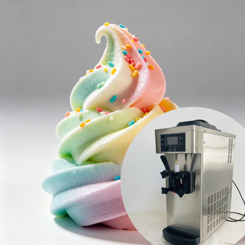 Commercial Mini Ice Cream Machine 1100W 10-12L/H Single-head 8L Hoppers Soft Ice Cream Maker
Commercial Mini Ice Cream Machine 1100W 10-12L/H Single-head 8L Hoppers Soft Ice Cream Maker