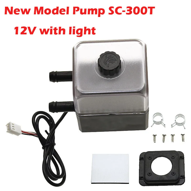 New Model Pump SC-300T Water Pump for Water Cooling DC12V for PC CPU Pemp Head 1.9meter with 150ML Water Pump Liquid Cooling
New Model Pump SC-300T Water Pump for Water Cooling DC12V for PC CPU Pemp Head 1.9meter with 150ML Water Pump Liquid Cooling