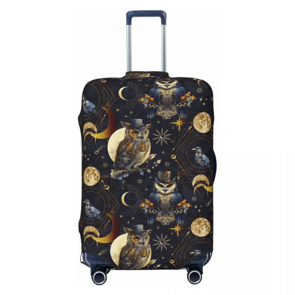 Halloween Midnight Sages Owls Luggage Cover Elastic Travel Suitcase Protective Covers Fits 18-32 Inch
Halloween Midnight Sages Owls Luggage Cover Elastic Travel Suitcase Protective Covers Fits 18-32 Inch