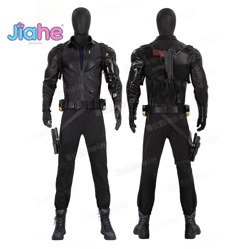 Thunderbolts Bucky Barnes Косплей Зимний солдатский костюм Хэллоуин Мужская фэнтезийная форма пальто реквизит обувь аксессуары сетчатый комплект
Thunderbolts Bucky Barnes Косплей Зимний солдатский костюм Хэллоуин Мужская фэнтезийная форма пальто реквизит обувь аксессуары сетчатый комплект