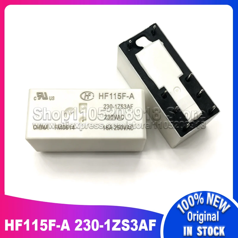 1PCS/LOT HF115F-A 230-1ZS3AF HF115F-A 230-1ZS3 Relay 8-pin 16A 100% New Spot stock
1PCS/LOT HF115F-A 230-1ZS3AF HF115F-A 230-1ZS3 Relay 8-pin 16A 100% New Spot stock