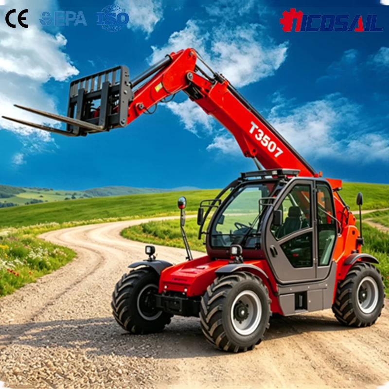 Compact Telehandler with Multiple Attachments Hydraulic Telescopic Loader for Agriculture Construction and Property Maintenance
Compact Telehandler with Multiple Attachments Hydraulic Telescopic Loader for Agriculture Construction and Property Maintenance