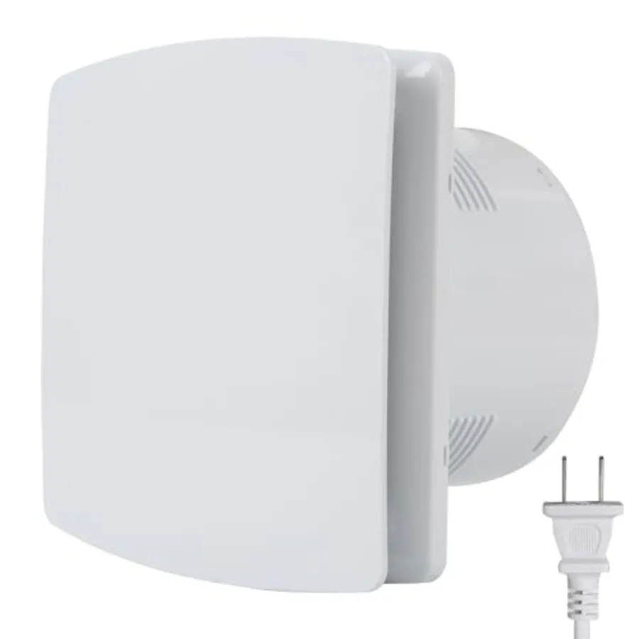 Bathroom Exhaust Fan 6 inch Silent Ceiling and Wall Mount Ventilation Fan with Anti-Backflow Check Valve Balanced Air Solution
Bathroom Exhaust Fan 6 inch Silent Ceiling and Wall Mount Ventilation Fan with Anti-Backflow Check Valve Balanced Air Solution