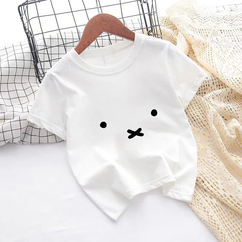 Miffys Girl Boy T-shirt Children Short Sleeves Cute Cartoon Tees Fashion Cotton T Shirt Kids Tops Summer Clothes Birthday Gift
Miffys Girl Boy T-shirt Children Short Sleeves Cute Cartoon Tees Fashion Cotton T Shirt Kids Tops Summer Clothes Birthday Gift