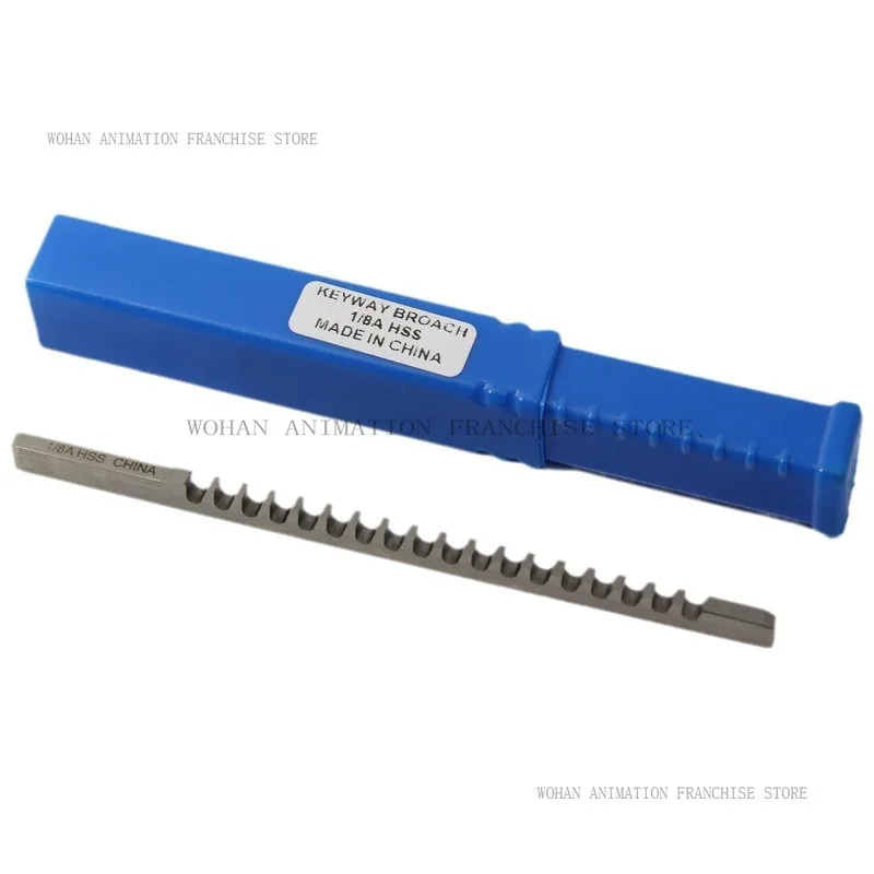 1/8 A Push Type Keyway Broach Inch Size High speed steel HSS Cutting Tool for CNC Broaching machine Metalworking
1/8 A Push Type Keyway Broach Inch Size High speed steel HSS Cutting Tool for CNC Broaching machine Metalworking