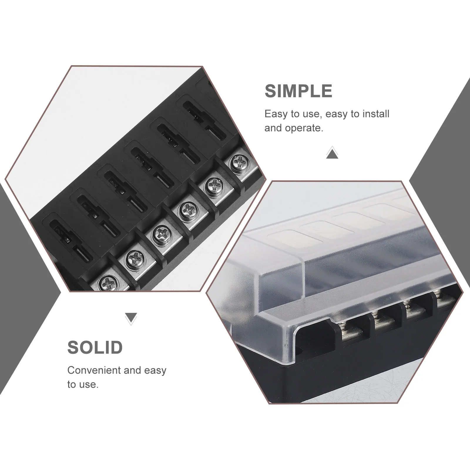 Automotive Fuse Block 6 Way Marine Grade Fuse Box with Ground Locations Durable Material Easy Installation for Car Boat
Automotive Fuse Block 6 Way Marine Grade Fuse Box with Ground Locations Durable Material Easy Installation for Car Boat