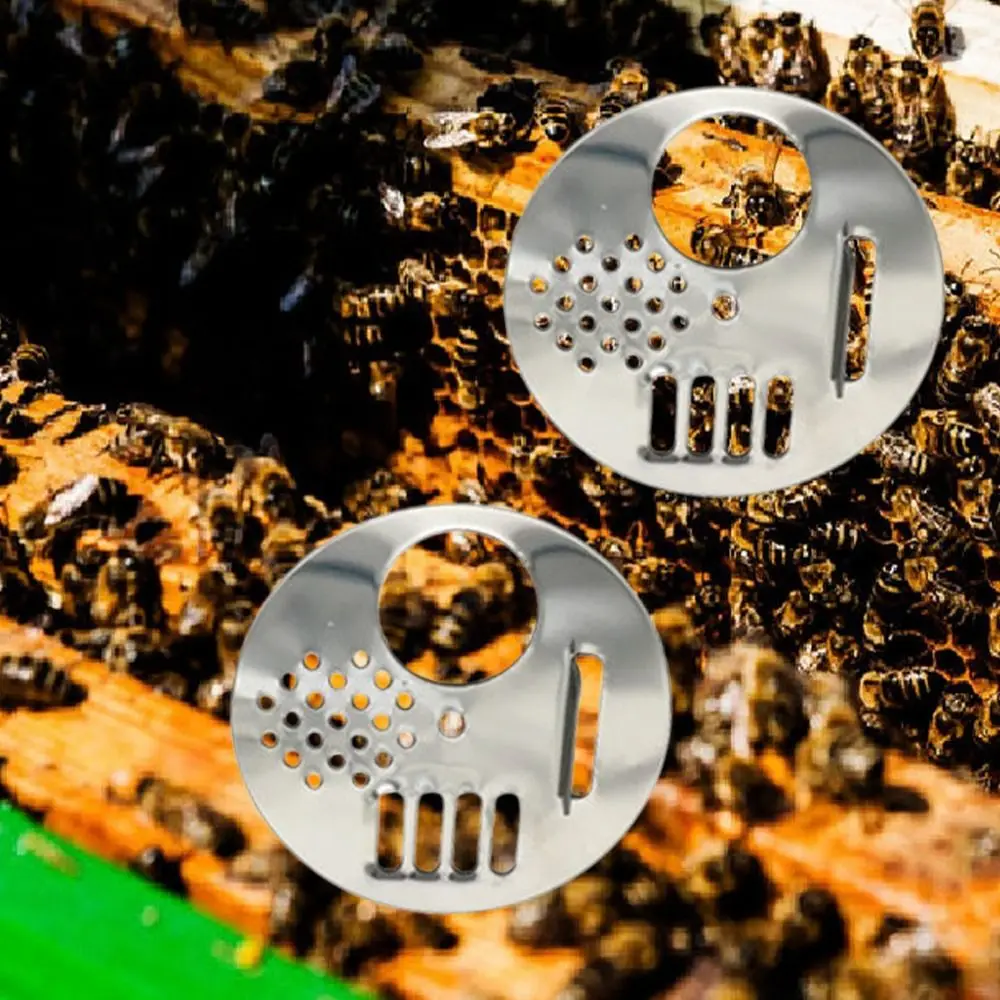 10pcs Stainless Steel Beehive Box Entrance Gate Disc Round Anti-Escape Hive Hole Entrance Disc Metal Bee Hive Vent
10pcs Stainless Steel Beehive Box Entrance Gate Disc Round Anti-Escape Hive Hole Entrance Disc Metal Bee Hive Vent