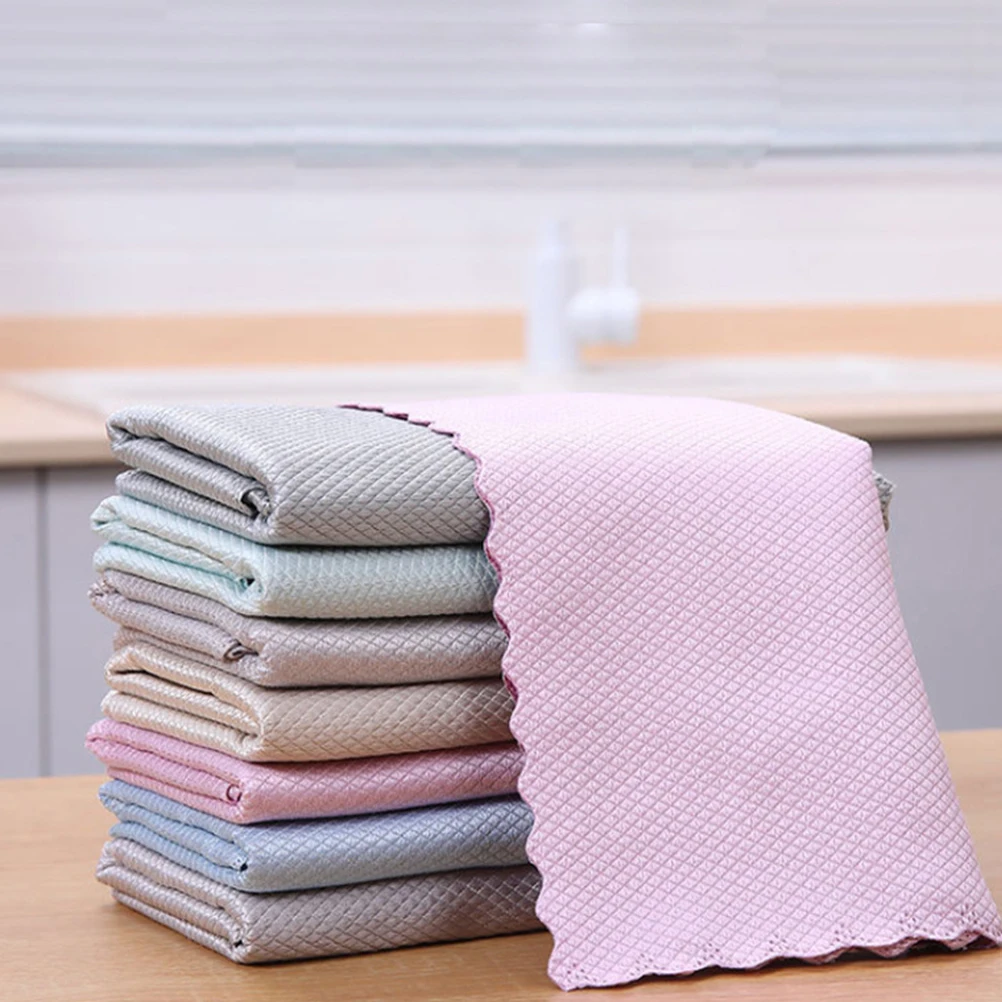10 pcs Rag Kitchen Cleaning Multipurpose Reusable Towels Absorbent Scrubber Dish Cloth Utility Cloth
10 pcs Rag Kitchen Cleaning Multipurpose Reusable Towels Absorbent Scrubber Dish Cloth Utility Cloth