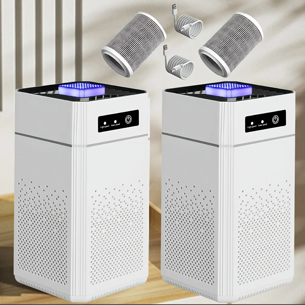 2 Sets Large Room Air Purifier with Filters USB Charging Cable, Remove Odors And Dust Air Purifiers for Home Bedroom Room Office
2 Sets Large Room Air Purifier with Filters USB Charging Cable, Remove Odors And Dust Air Purifiers for Home Bedroom Room Office