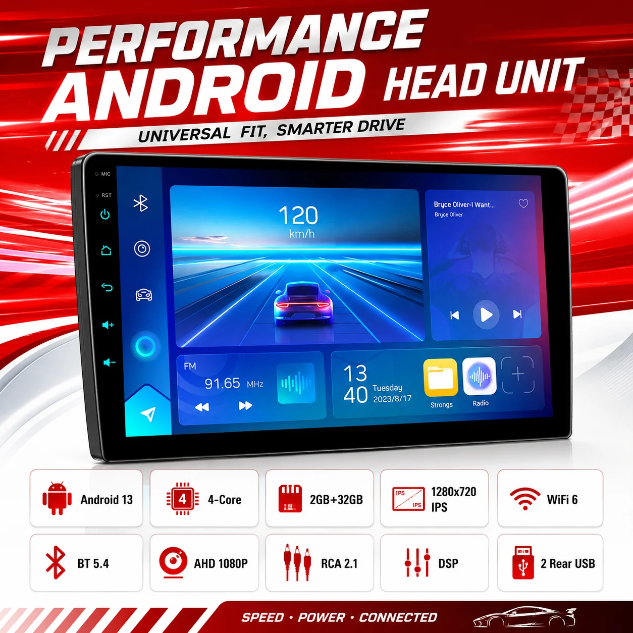 XFY Universal 2Din Car Radio Android Auto Carplay GPS Car Stereo Multimedia Playerl Autoradio Car Intelligent Systems 9/10" NEW
XFY Universal 2Din Car Radio Android Auto Carplay GPS Car Stereo Multimedia Playerl Autoradio Car Intelligent Systems 9/10" NEW