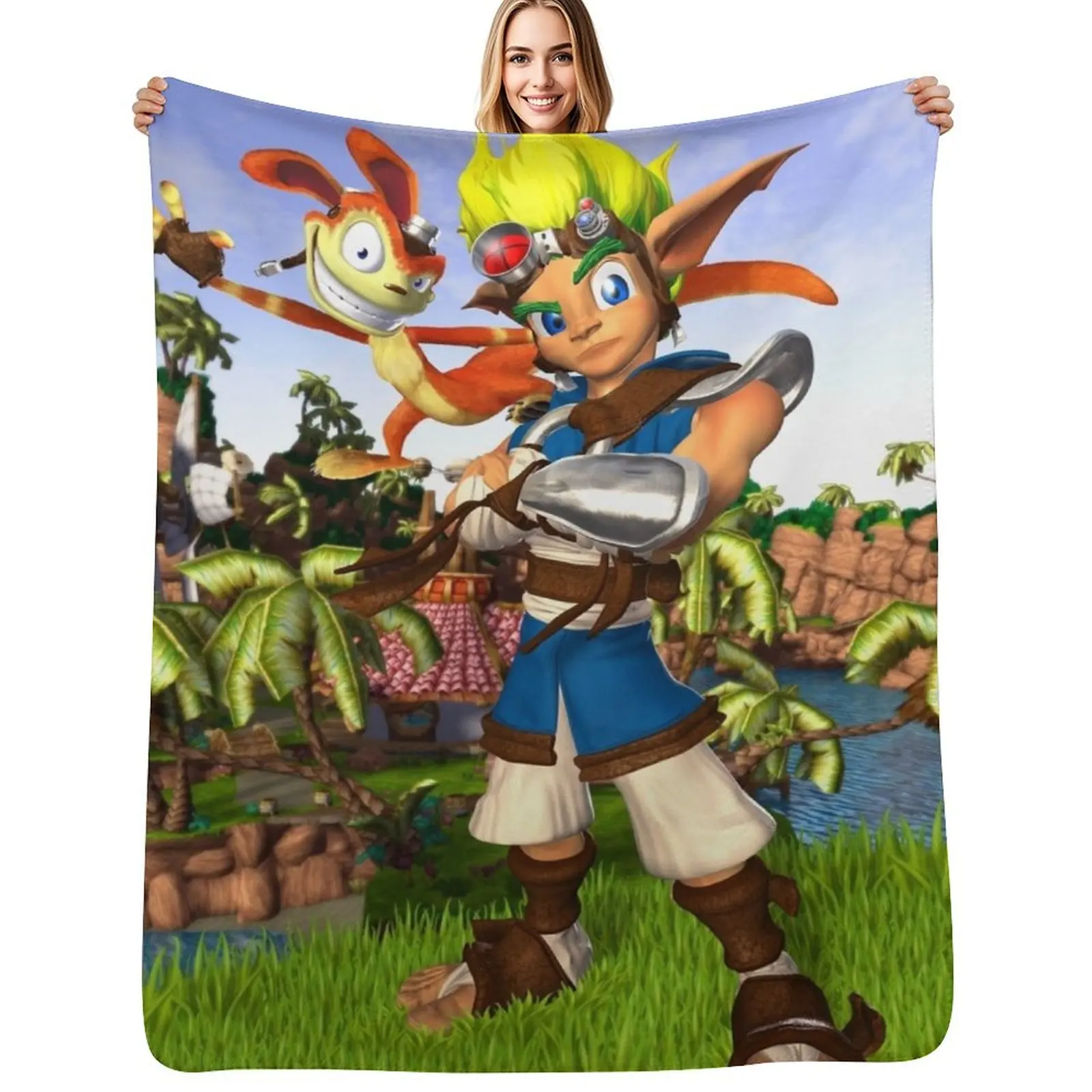 Jak and Daxter: The Precursor Legacy 2 Throw Blanket Cozy Throw Blanket Birthday Gift for Him Her
Jak and Daxter: The Precursor Legacy 2 Throw Blanket Cozy Throw Blanket Birthday Gift for Him Her