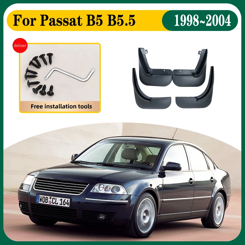 For Volkswagen VW Passat B5 B5.5 1998~2004 4 Pcs Car Mudguards Splash Guard Fenders Mud Flaps Auto Accessories Exterior Parts
For Volkswagen VW Passat B5 B5.5 1998~2004 4 Pcs Car Mudguards Splash Guard Fenders Mud Flaps Auto Accessories Exterior Parts
