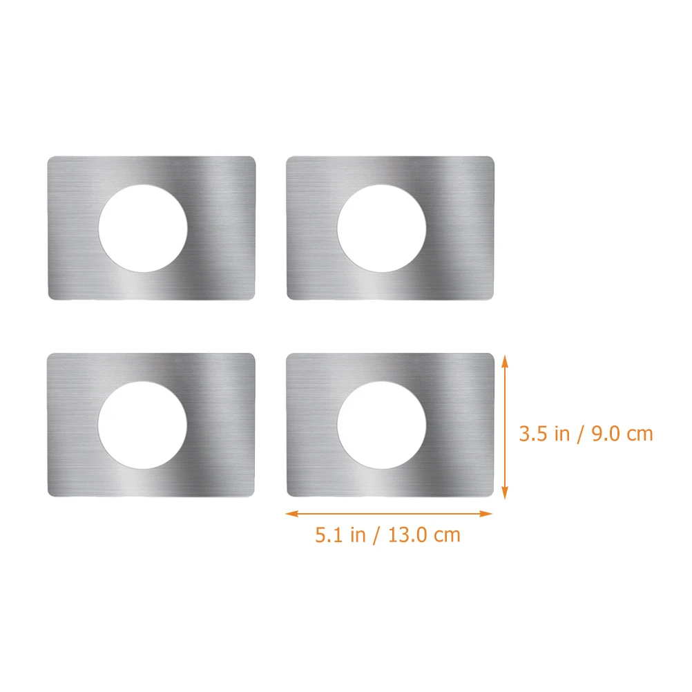 4pcs Ball Repair Plate Door Strike Cover Reinforcement Filler Stainless Steel Plates Hinge Deadbolt Kit Door Knob
4pcs Ball Repair Plate Door Strike Cover Reinforcement Filler Stainless Steel Plates Hinge Deadbolt Kit Door Knob