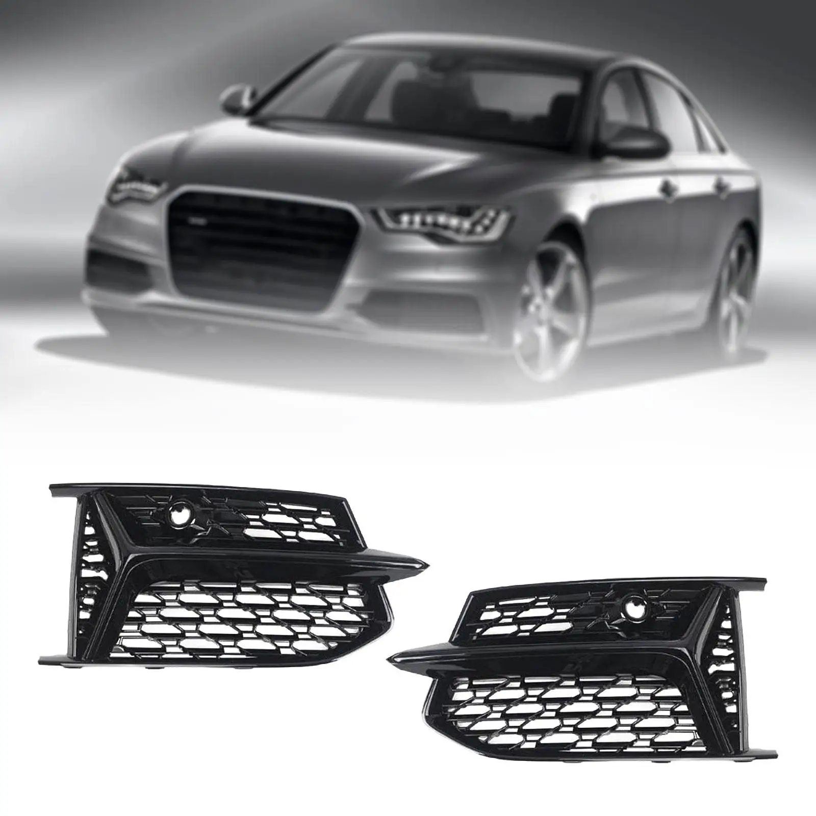 2x Front Fog Light Grill Bezel Covers 4K0807647B 4K0807648B Easy to Install 4K0807151A 4K0807152A for A6 S-line C8
2x Front Fog Light Grill Bezel Covers 4K0807647B 4K0807648B Easy to Install 4K0807151A 4K0807152A for A6 S-line C8