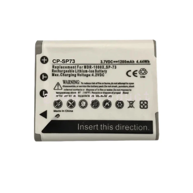 SP73 SP-73 Battery For SONY WH-1000XM2 MDR-1000X MDR-1ABT Wireless Headphones PHA-1 Amplifier SRS-BTS50 Portable Speaker
SP73 SP-73 Battery For SONY WH-1000XM2 MDR-1000X MDR-1ABT Wireless Headphones PHA-1 Amplifier SRS-BTS50 Portable Speaker